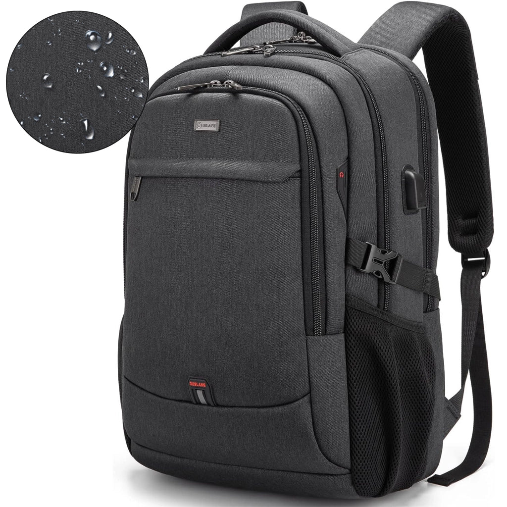 Zaino porta PC da viaggio con porta USB, tasche organizzate e fascia per trolley