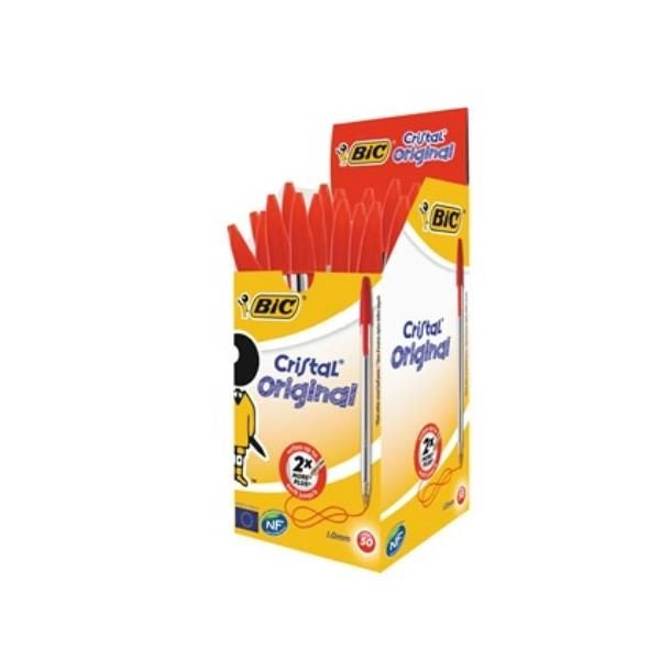 PENNA A SFERA 'CRISTAL ORIGINAL' inchiostro rosso