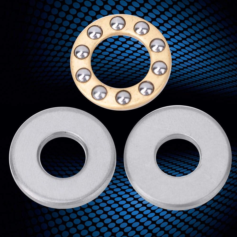Set di 10 supporti a cuscinetto in acciaio, dimensioni 8x16x5 mm, di alta precisione