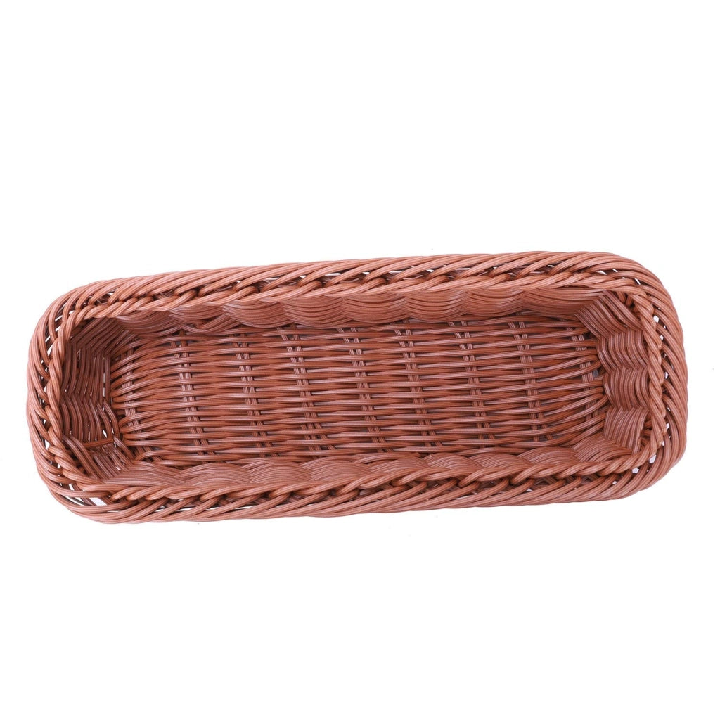 Scatole rettangolari di plastica per la conservazione, confezione da 2, dimensioni 25x5x10 cm