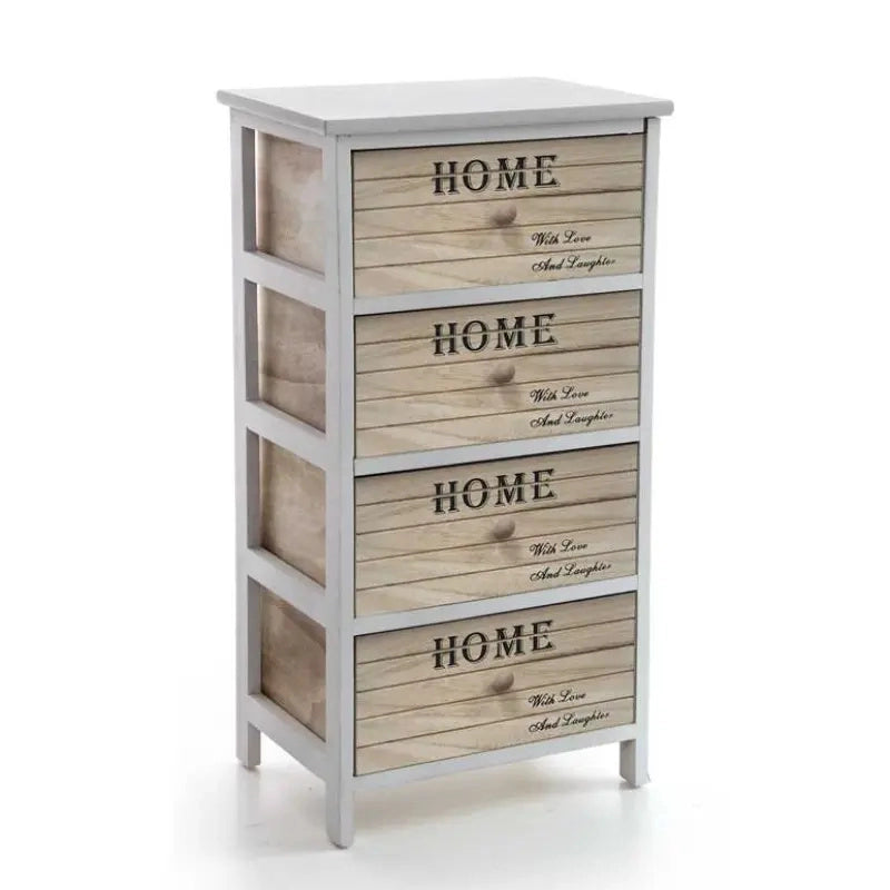 Cassettiera decorata HOME 40x29x73 cm