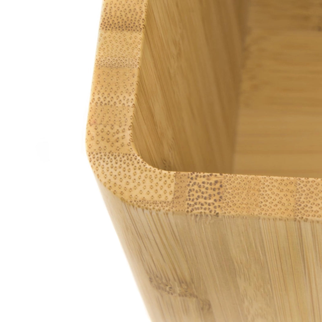 Portaoggetti in bambù per utensili da cucina, dimensioni 16,5x14x14 cm