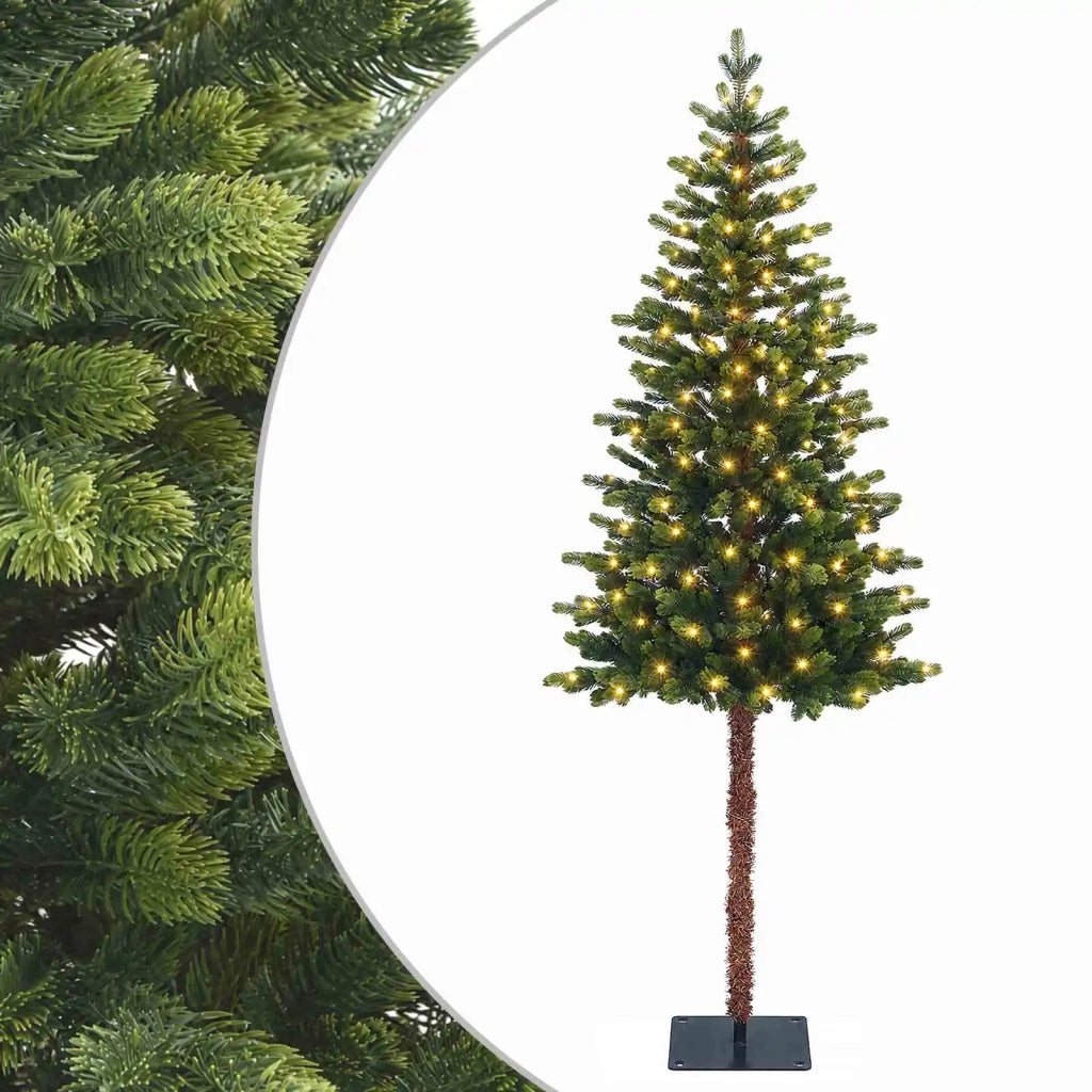 Albero di Natale Artificiale con Rami Pieghevoli 180 cm 300 LED 3466300