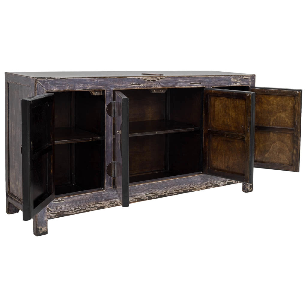 Credenza in legno blu 150x40x75h cm