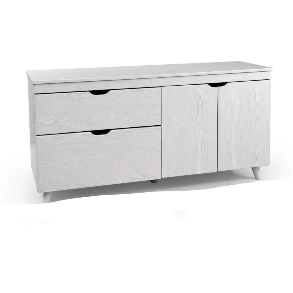 Credenza Aura bianca 140x38x62 cm