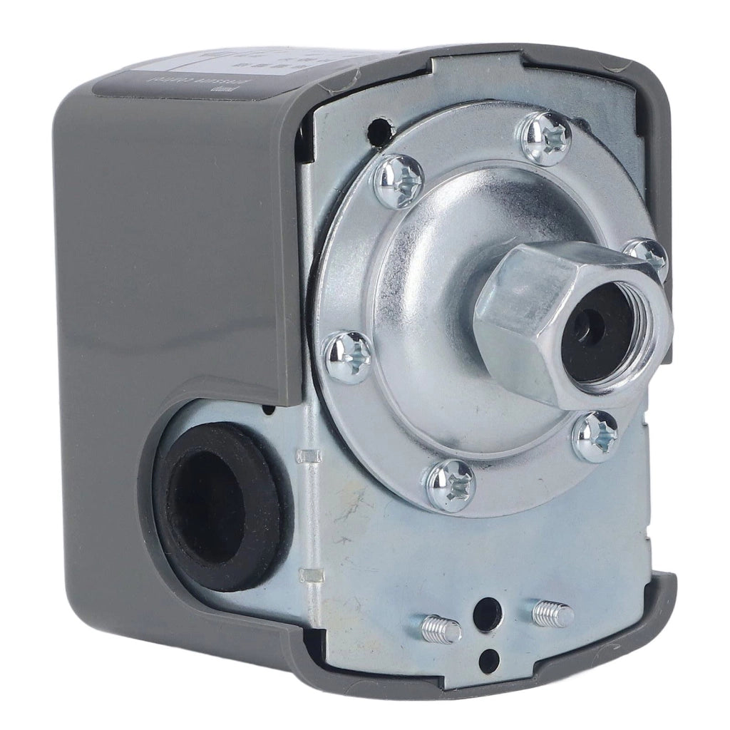Interruttore di pressione per pompe acqua, attacco 3/8" NPT, 220V AC, regolabile