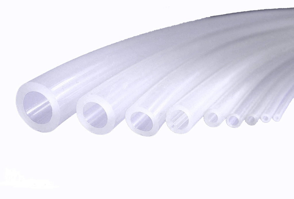 Tubo in silicone, 6x8 mm, 2 metri, flessibile, resistente al calore