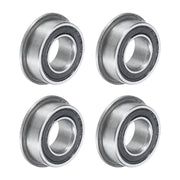4 cuscinetti a sfera con flange, serie MF85-2RS, dimensioni 5x8x2,5 mm