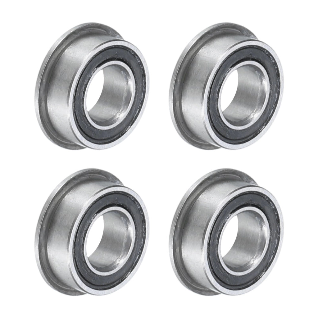 4 cuscinetti a sfera con flange, serie MF85-2RS, dimensioni 5x8x2,5 mm