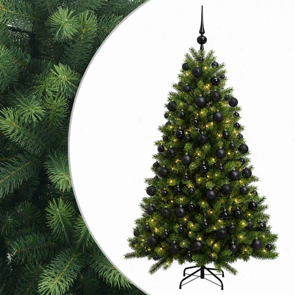 Albero di Natale Artificiale con Palline 240 cm 300 LED 3466440