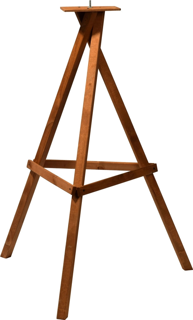 Supporto per casetta per uccelli in pino, 3 gambe, verniciato, 60 x 60 x 90 cm, marrone