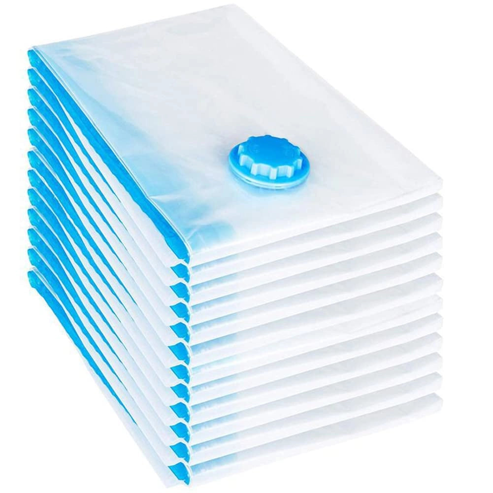 Set di 10 sacchetti sottovuoto, dimensioni 50x60 cm, salvaspazio e riutilizzabili