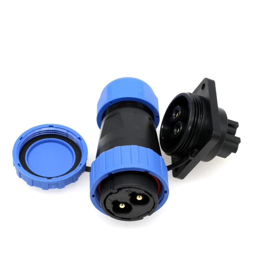 Connettore quadrato IP68, 2 poli, 45A, in PA66