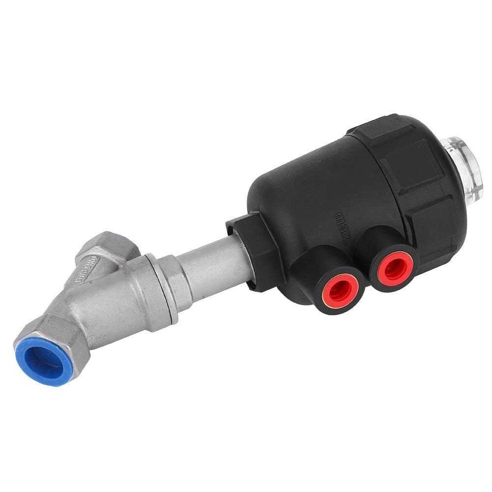 Valvola angolare pneumatica DN20, 3/4 di pollice, in acciaio inossidabile e plastica