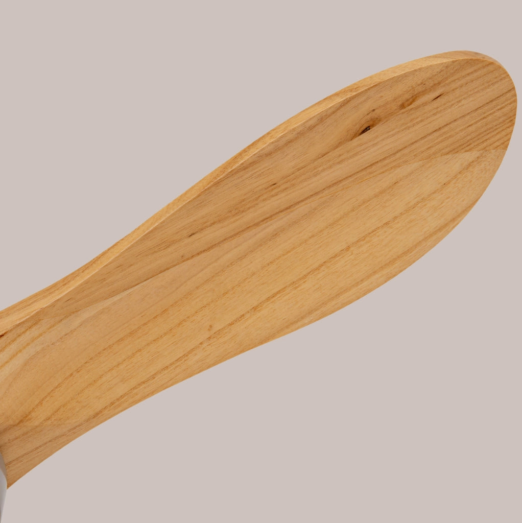 Ventilatore da soffitto senza luce in legno massello naturale
