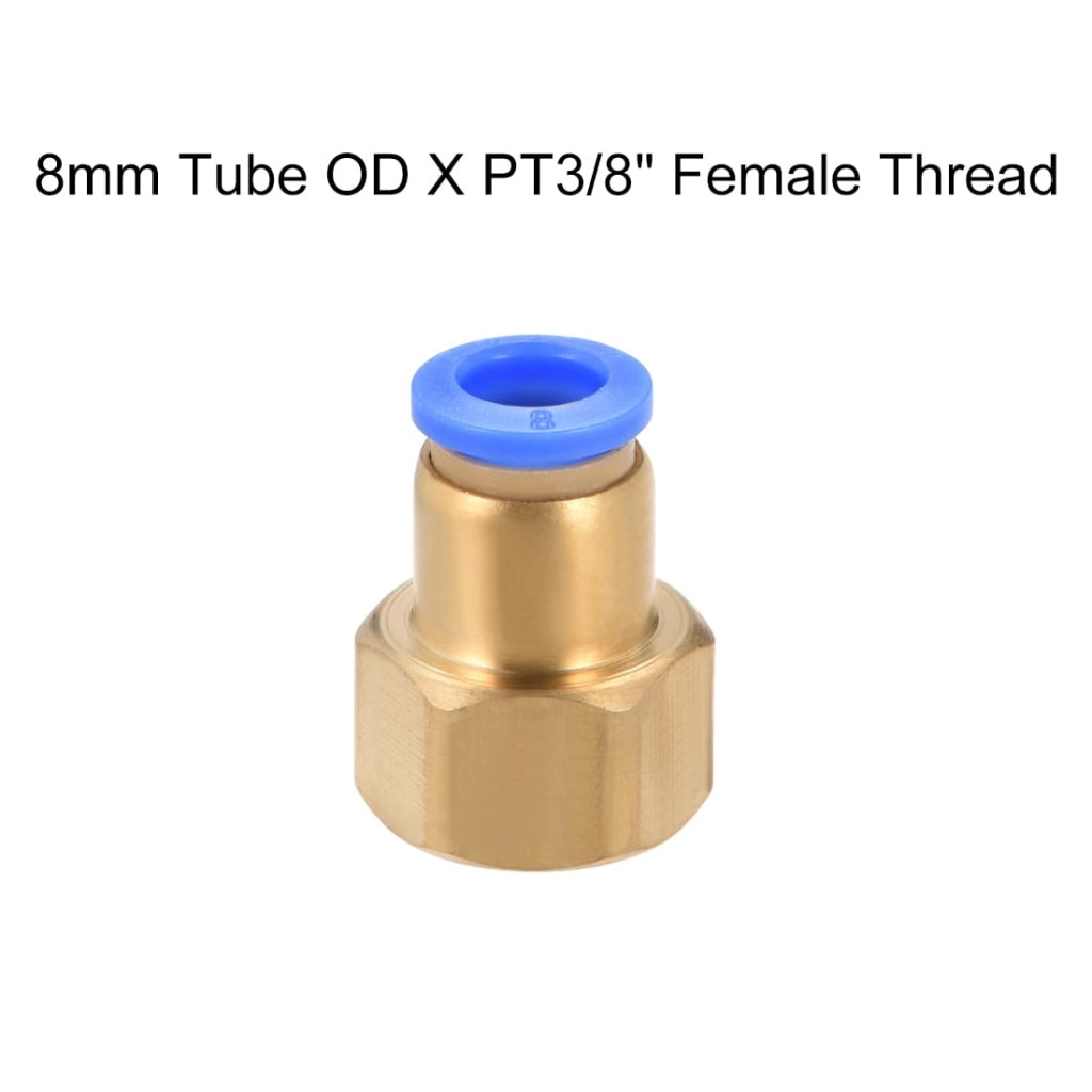 Connettore a pressione G3/8" da 8 mm, colore blu