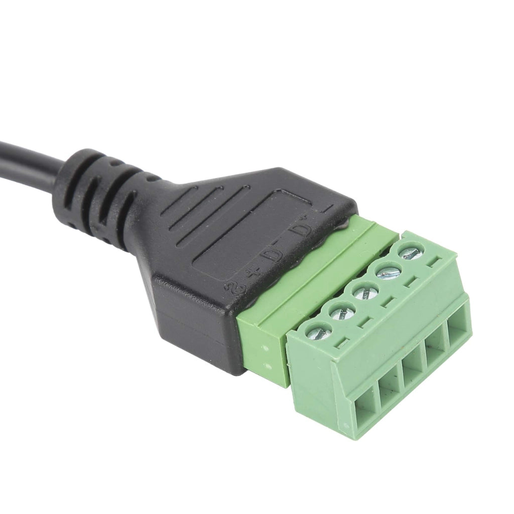 Cavi adattatori senza saldatura, confezione da 3 pezzi, con connettore Micro-USB a 5 pin e terminale a vite