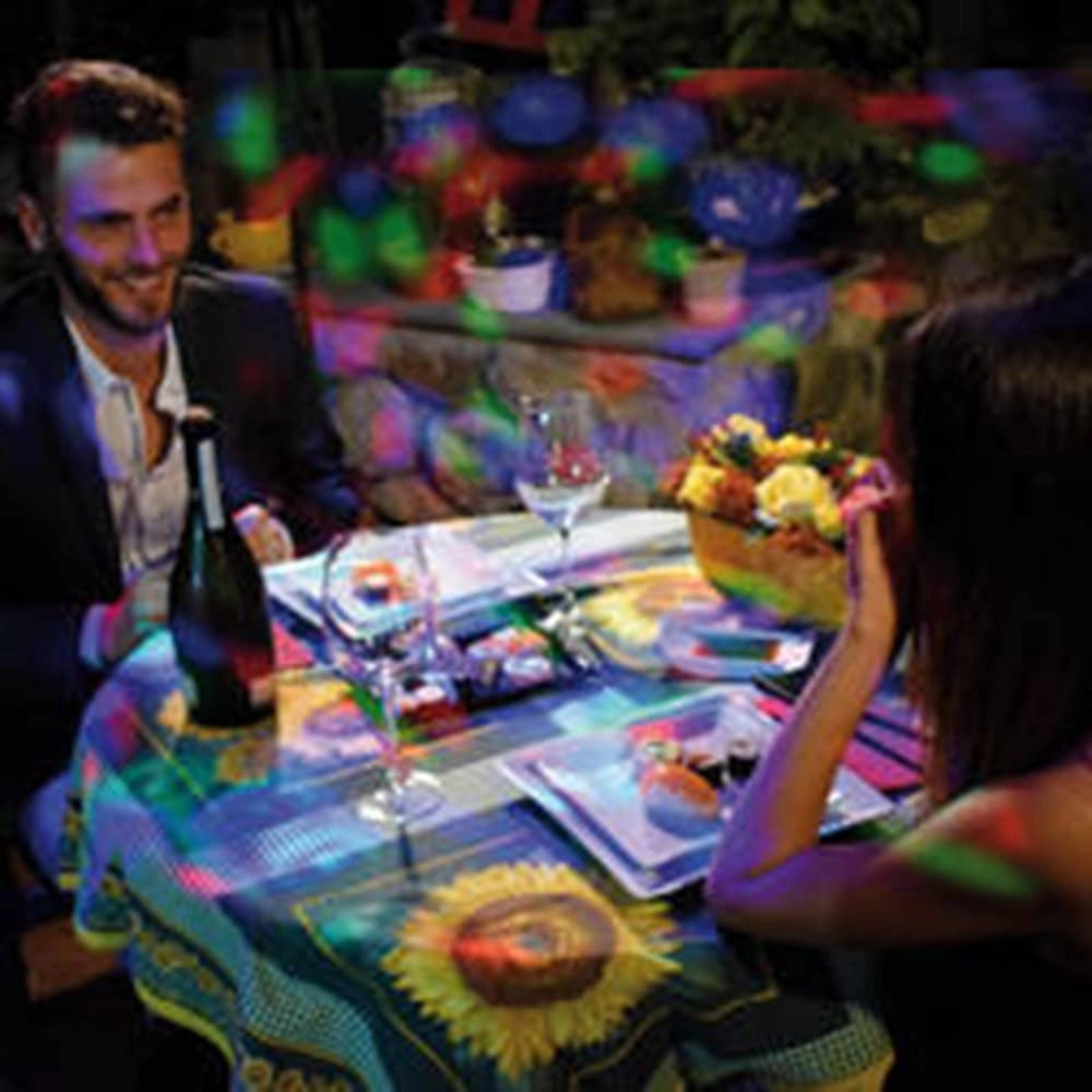 Lampada LED orientabile, 3W, bianca, con rotazione a 360°, realizzata in plastica