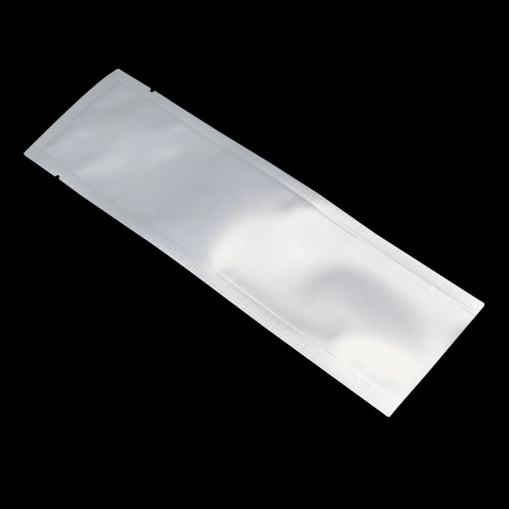 100 sacchetti sottovuoto in mylar, dimensioni 5,5 x 25 cm, spessore 0,12 mm