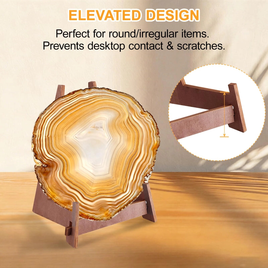 Set da 2 supporti in legno per cavalletto, altezza 33,5 cm, ideali per opere d'arte e fotografie