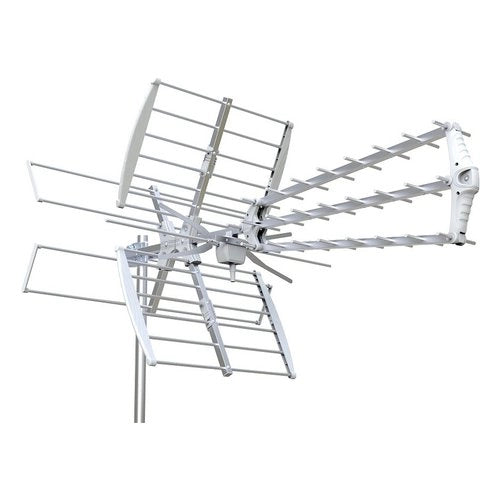 Antenna digitale terrestre corel corunica5g tri line 5g vhf uhf silver