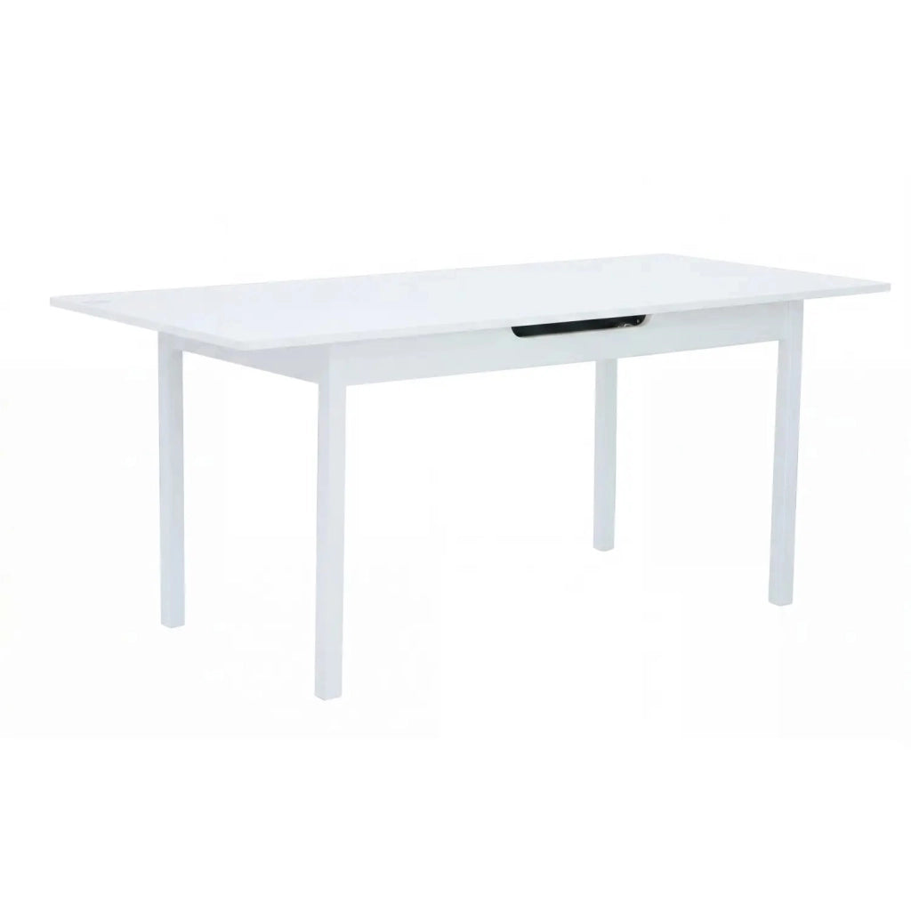 Tavolo allungabile Carlton 150-190x80x76 cm bianco