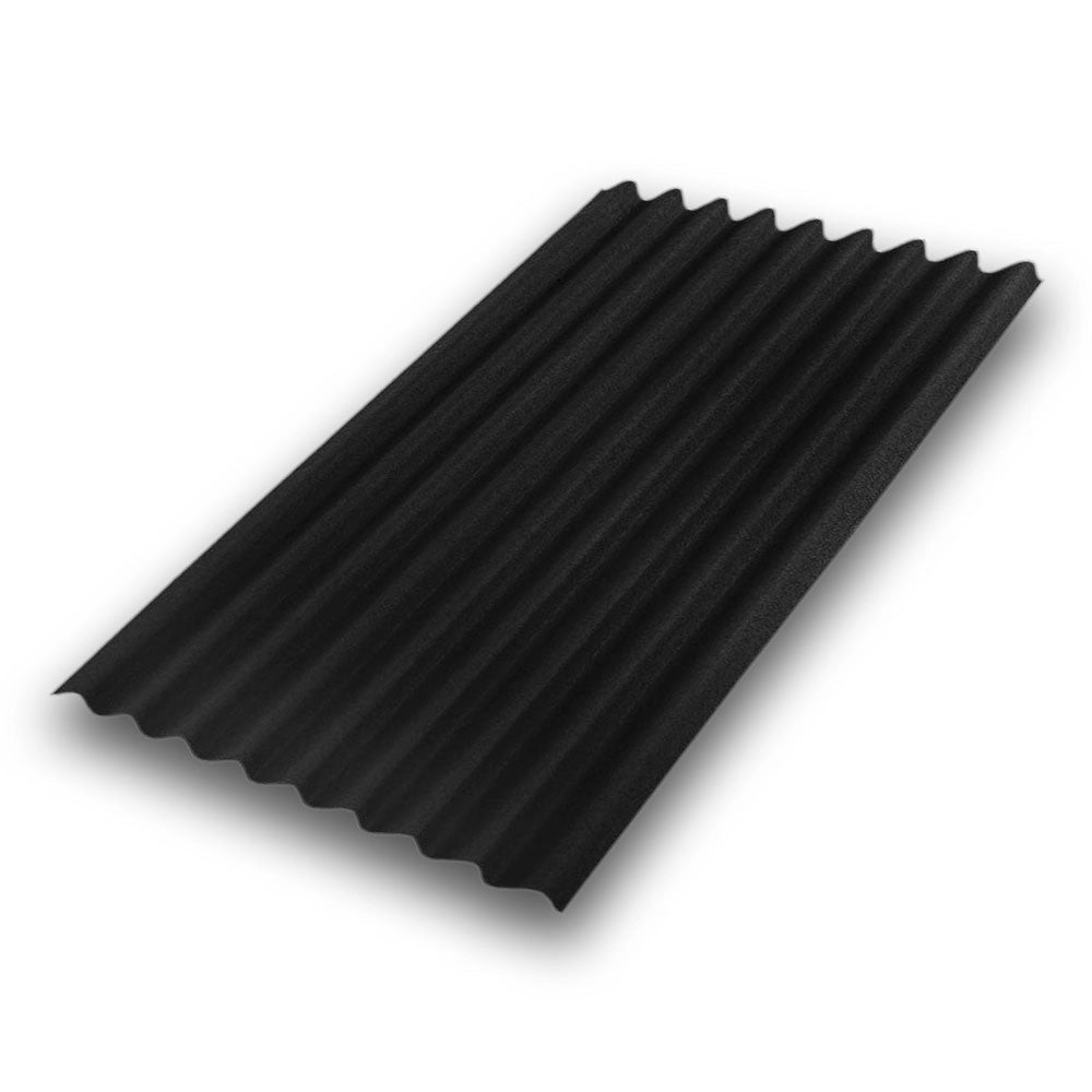 LASTRA BITUMATA MONOSTRATO COLORATA 'BASE' colore nero - cm. 85,5 x 200
