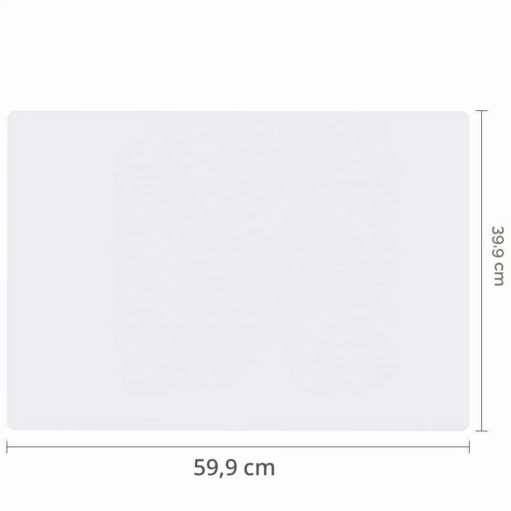 Tappetino in silicone trasparente, antiaderente, dimensioni 60x40 cm