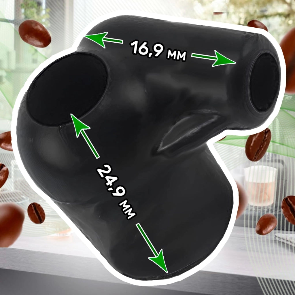 Maniglia per macchina da caffè BF011, in plastica, stile retrò, 1 pezzo.