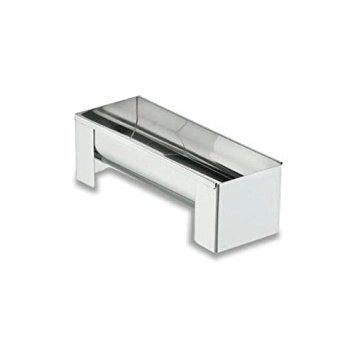Stampo rotondo, rimovibile, dimensioni 30 x 8 x 6,5 cm, in acciaio inossidabile