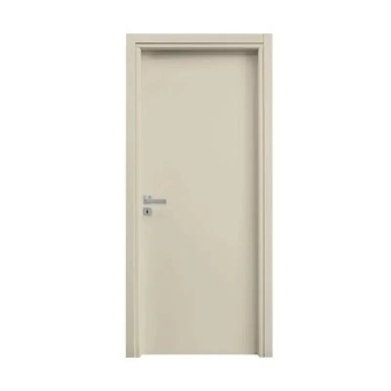 Porta battente modello A crema/rovere 80x210 cm MDF B02/03
