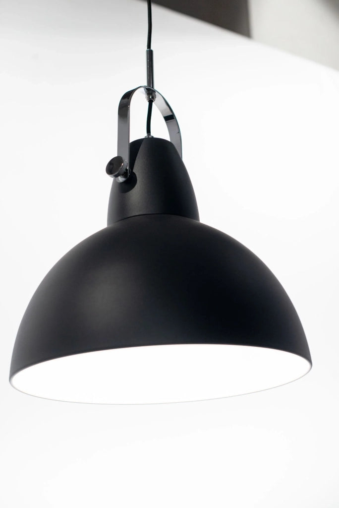 Lampada a sospensione DOME nero