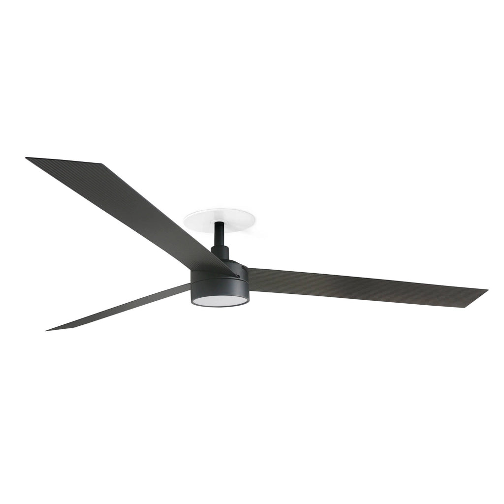 CRUISER RECESSED XL LED Ventilatore da soffitto nero 20W SWT