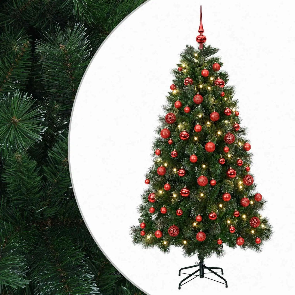 Albero di Natale artificiale con palline 240 cm 300 LED 3461289