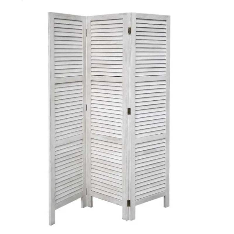 Separè 3 pannelli  cm42x170h bianco