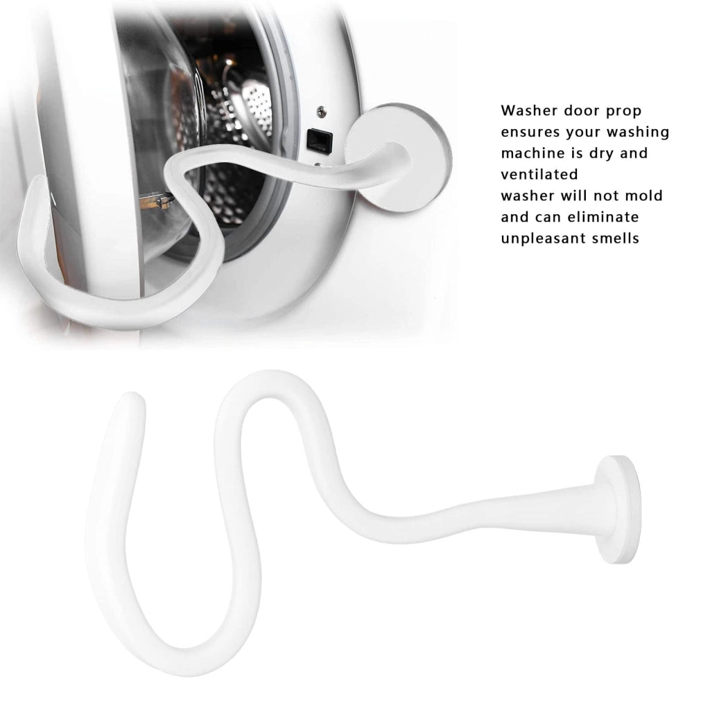 Fermalavello magnetico per lavatrice, flessibile, regolabile, bianco