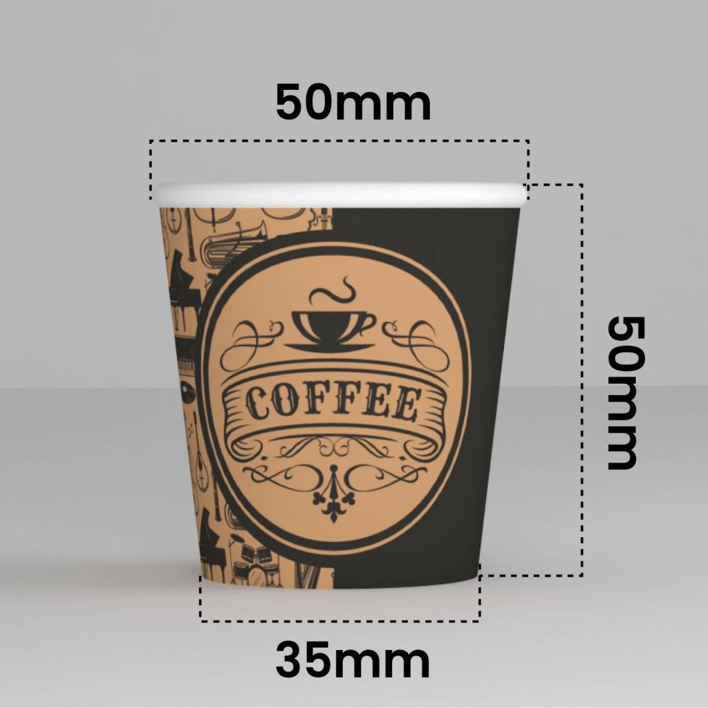 1000 bicchieri di carta per caffè, capacità 65 ml, biodegradabili, monouso, piccoli