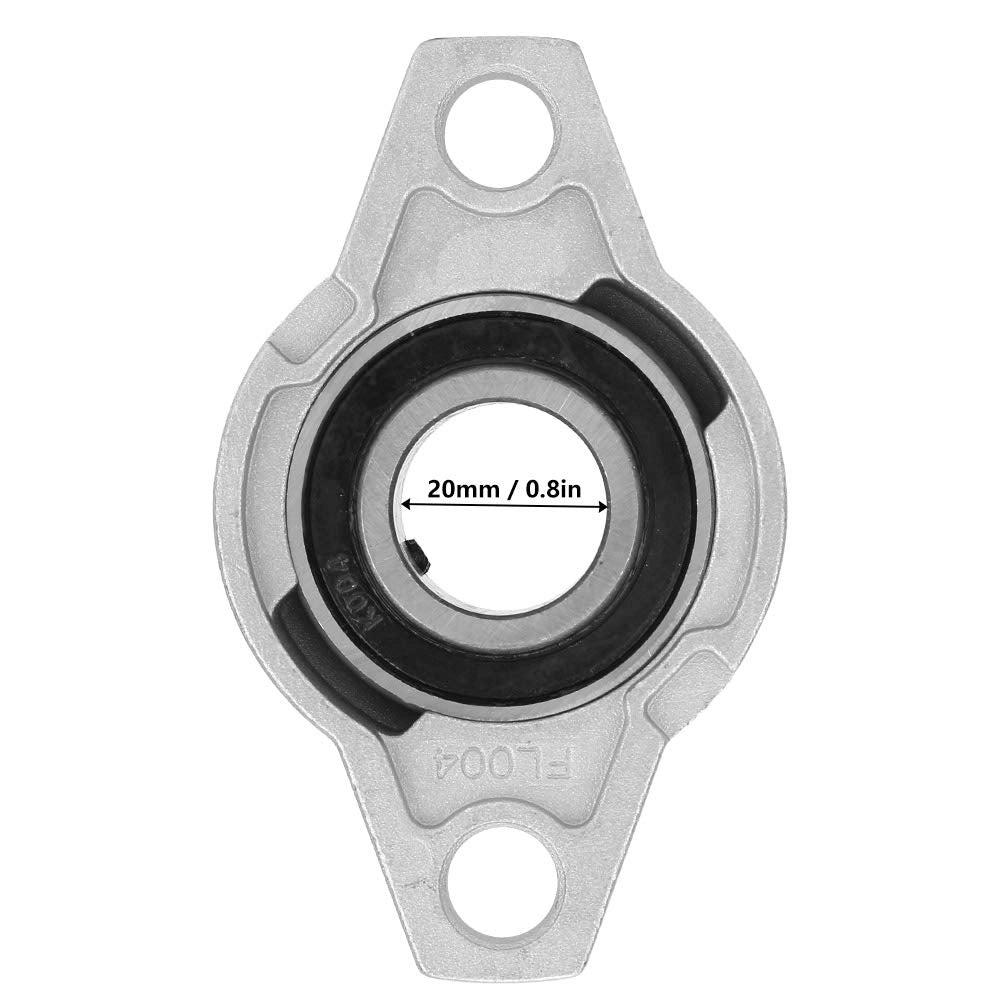 Alloggiamento per cuscinetti autolivellante, 20 mm, in lega di zinco-alluminio, regolabile
