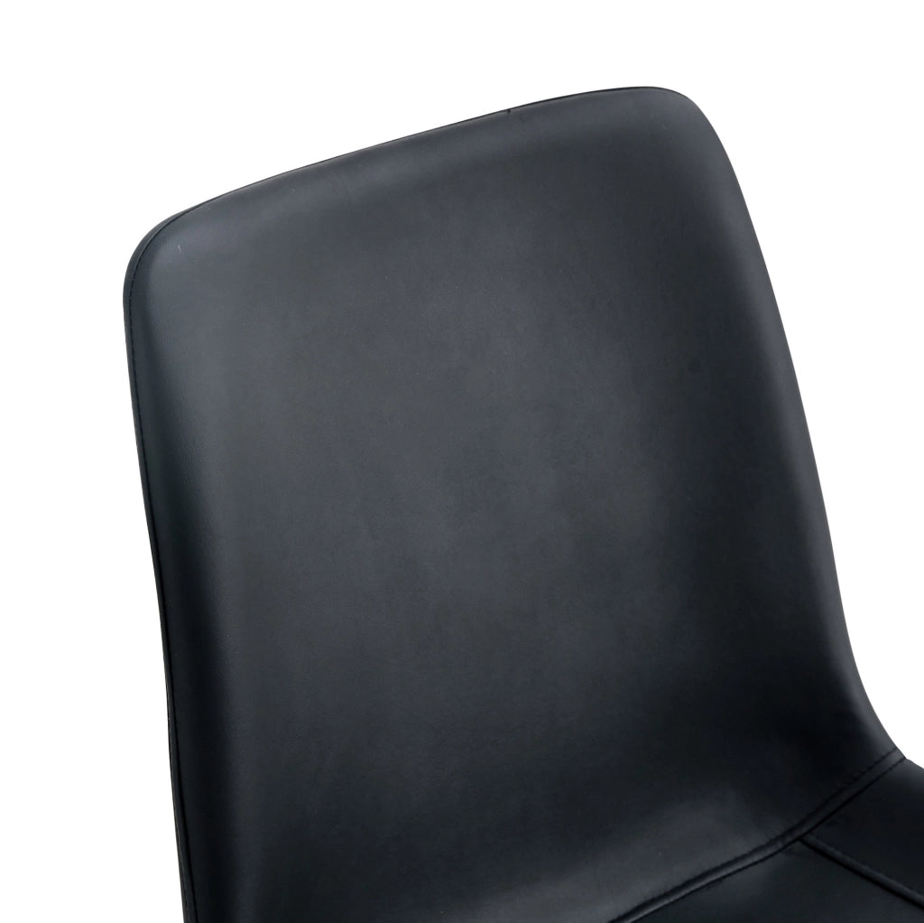 TAVOLO da pranzo 160 cm con 4 sedie, MDF e metallo, marrone e nero, set da 5 pezzi