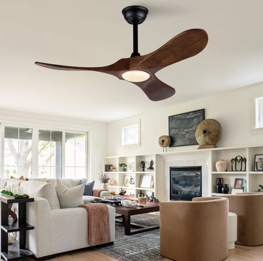 Ventilatore da soffitto da 42 pollici con luce LED e telecomando