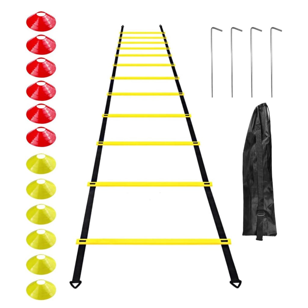 Set per allenamento di agilità con scaletta da 6 m