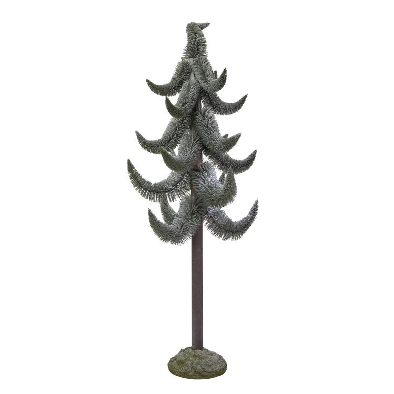 Albero plastica innevato verde cmh200