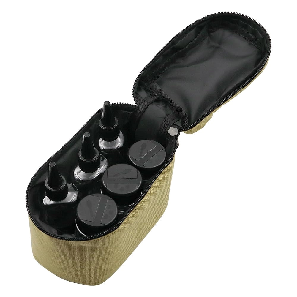 Set di spezie con 6 flaconi shaker, ideale per campeggio e barbecue