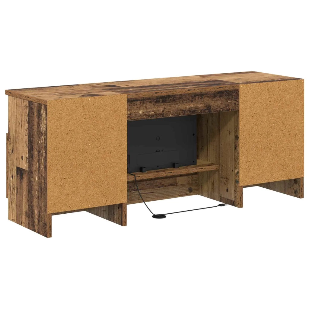 Caminetto elettrico Legno antico 98 x 28,5 x 40,5 cm 8021197
