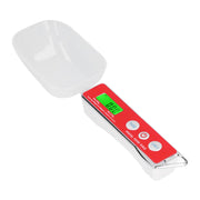 Bilancia digitale per misurare quantità, capacità 500 g / precisione 0,1 g, display LCD, colore rosso