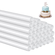 30 supporti in plastica per torte, diametro 12 mm, lunghezza 24 cm, impilabili