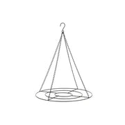 Cono decorativo nero con gancio Ø44 × H55 cm