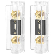 Portafusibili ANL, 0/2/4 AWG, 2 pezzi, 120 A, placcato oro