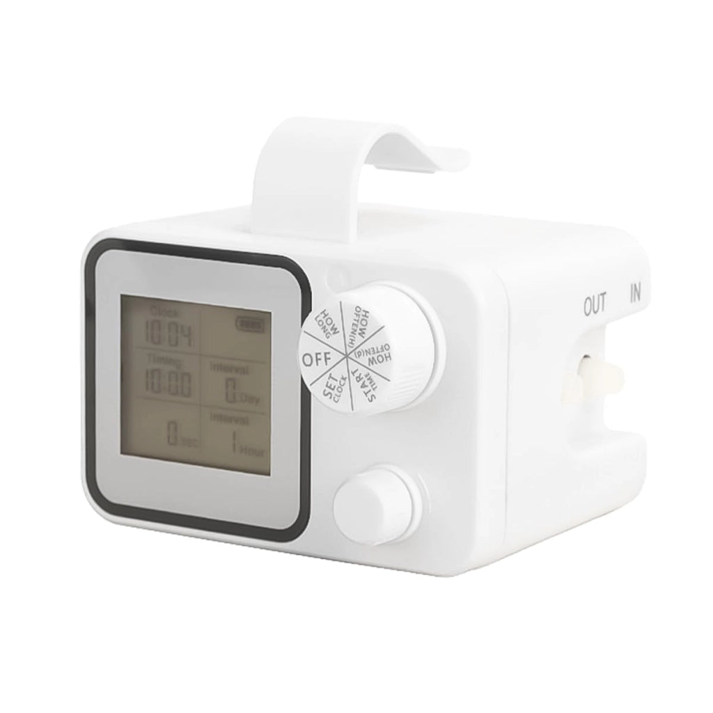 Sistema di irrigazione automatico con display LCD, adatto per un massimo di 20 vasi