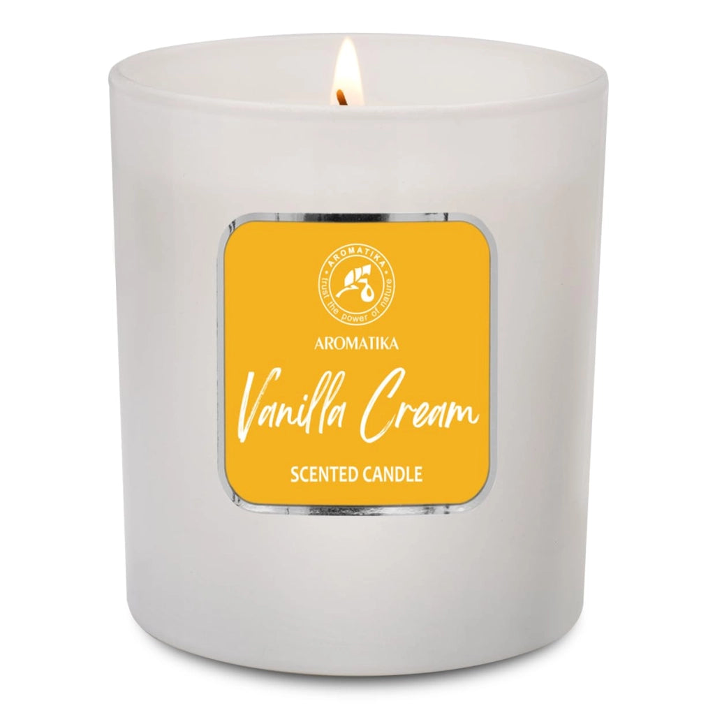 Sojakerze Vanilla Cream 200 g – Profumo di vaniglia, durata della combustione: 45 ore